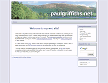 Tablet Screenshot of paulgriffiths.net